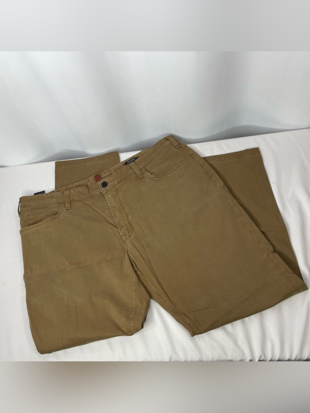34 Heritage Charisma Tobacco Twill Pants 44x30 Altered Relaxed Straight